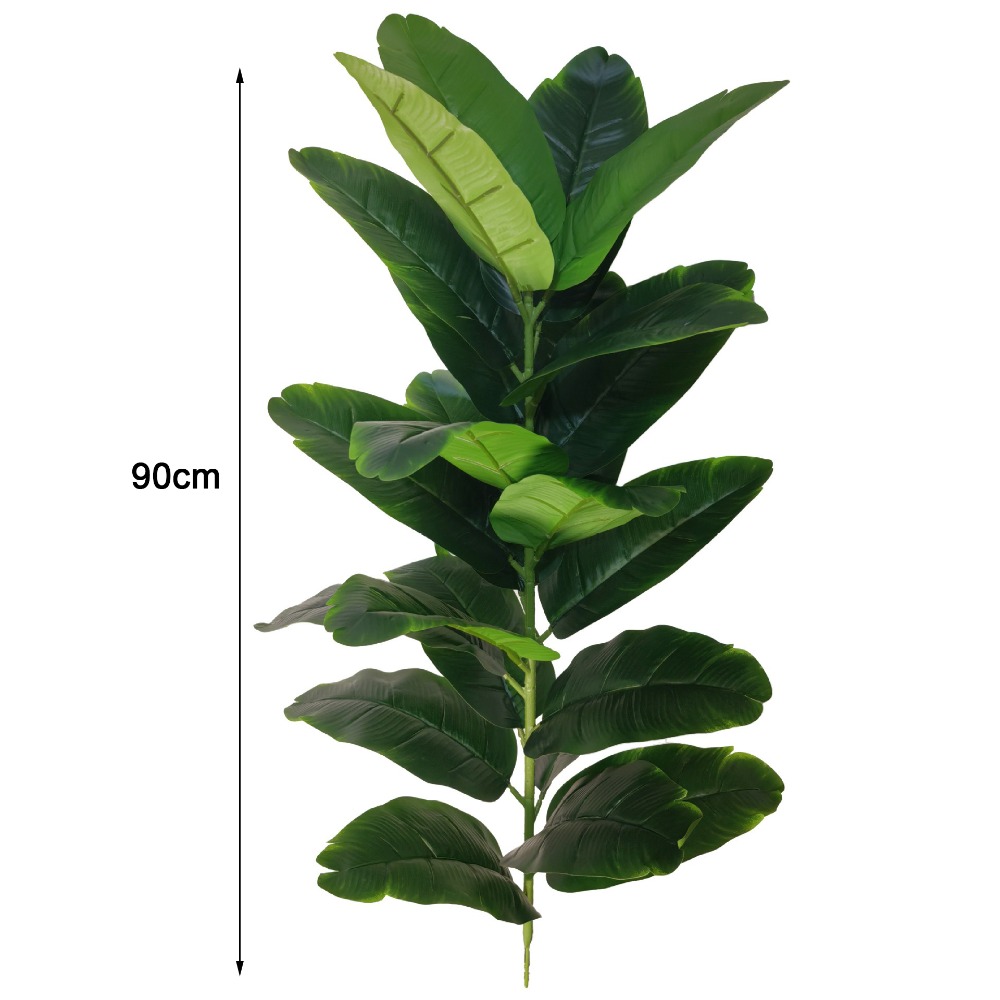 Fiddle Leaf Fig - Искусственное дерево фикус из зеленого пластика,