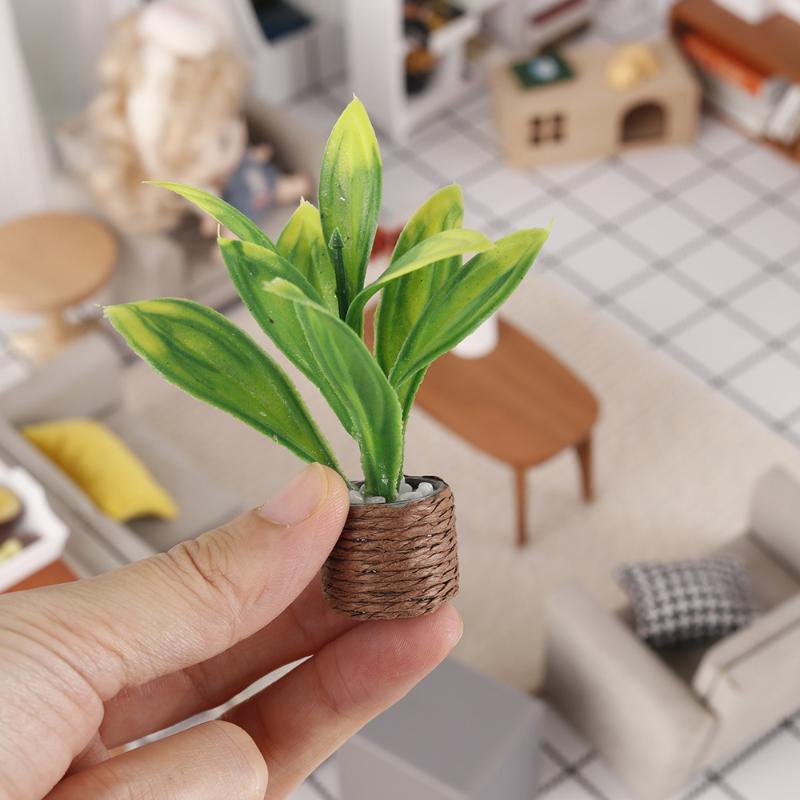 Plant Pot - 1 шт. миниатюрное искусственное растение в