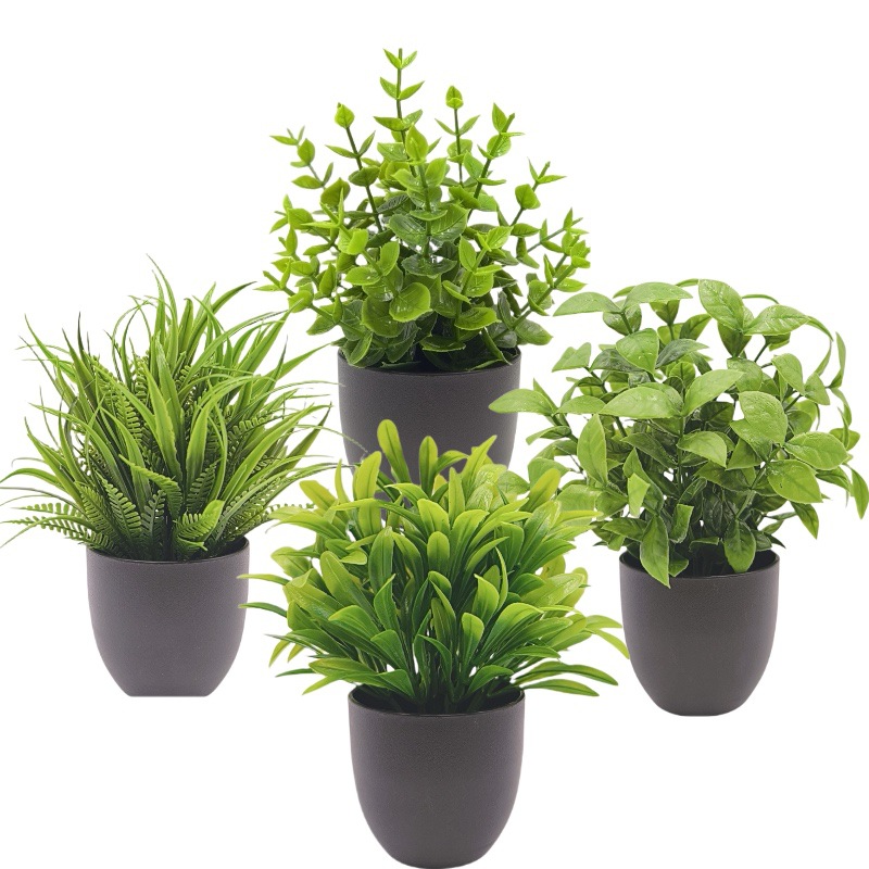 Succulent Set - Искусственное зеленое растение бонсай для декора