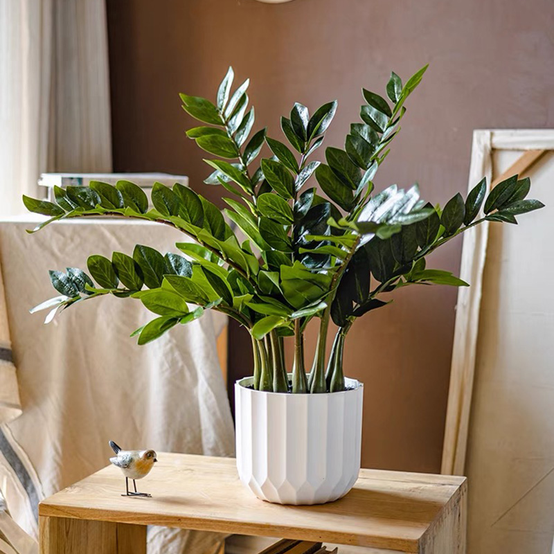 Snake Plant - Тропические большие искусственные фикус растения, ветви,