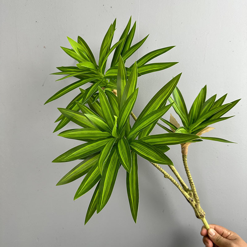Snake Plant - Имитация зеленых растений, 3 головки лилии,