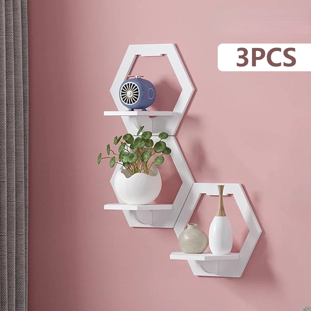 3 шт., шестиугольная настенная – обзор и цена Terracotta Pot