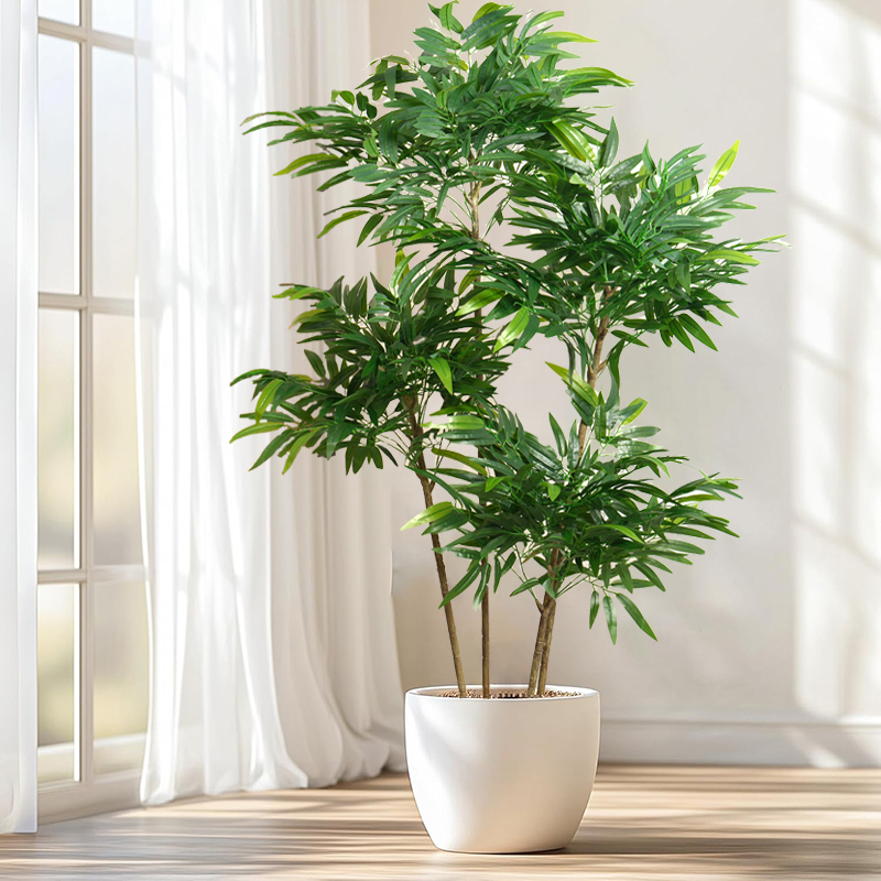 Искусственные бамбуковые листь – обзор и цена Fiddle Leaf Fig