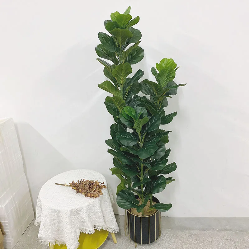Искусственное тропическое дере – обзор и цена Fiddle Leaf Fig
